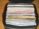 Record Bag mit 100 Platten ( House / Electro )
