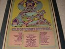 RARE 1970 ISLE OF WIGHT POP FESTIVAL POSTER/HENDRIX