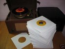 STACK OF 100 SLEEVED 45'S 50'S/60'S R&R,R&B,POP,JAZZ