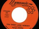 Willie Cooper & The Webs Northern Soul 45 on Dynamic