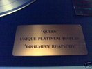 QUEEN FULLY SIGNED PLATINUM DISC DISPLAY .100% GENUINE