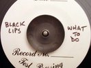 BLACK LIPS / DEMONS CLAWS Test Press 45 RARE KBD HOZAC