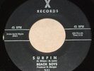 The Beach Boys 45 surf RAREST on X 301 Surfin' 1961
