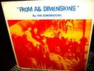 1966 THE DIMENSIONS - From All - TOP Garage Punk STONES