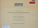 Fournier CELLO Bach suites 3&4 RED STEREO 1960 -scarce