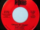 RON JONAS 45 CROSS MY HEART, RARE MODERN SOUL LISTEN