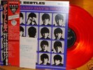 Beatles HDN 1986 Japan only MONO RED VINYL Lp w/Obi