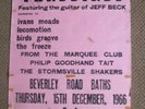 The Yardbirds - 1966 UK Concert Poster LED ZEPPELIN