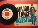 MAJOR LANCE -INVESTIGATE -OKEH 7250 (66) With P/Sleeve