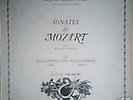 SONATES  MOZART VIOLON-PIANO/ LOEWENGUTH-DOREAU  SIGNED