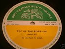 BBC TRANSCRIPTION DISC-1969-DAVID BOWIE-JOHN LENNON ETC