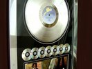 MICHAEL JACKSON  THE WALL X 7   PLATINUM RECORD AWARD