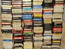 Eight 8 Track Tapes Over 160 various vintage tapes