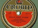 Crown 3194 CONNIE'S INN ORCHESTRA Sugar Foot Stomp 1931