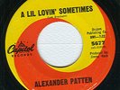 ALEXANDER PATTEN - A LIL LOVING SOMETIME - CAPITOL