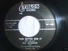 RARE ROCKABILLY 45- BILL JOHNSON