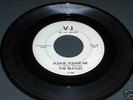 beatles vj581 please please me white label dj 45 record