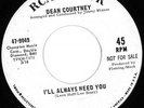 Dean Courtney RARE Northern Soul 45 on RCA Victor