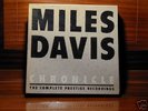MILES DAVIS CHRONICLE - 12 LP COMP. PRESTIGE RECORDINGS