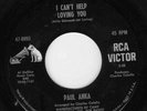 Northern Soul: Paul Anka 'I Cant Help Loving' BLACK RCA