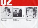 U2 TWO HEARTS BEAT AS ONE & 40 ISLAND RECORDS GERMAN 45