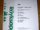 Banksy Royksopp melody am sprayed album promo only 100