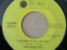 THE TREY J's I FOUND IT ALL IN YOU Northern Soul 45