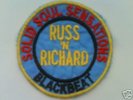 RUSS N RICHARD  Wigan Casino northern soul patch/badge