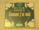 Mylene Farmer Comme j'ai mal REMIXES rare
