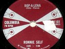 Ronnie Self 78, Bop-A-Lena on Columbia - Rare