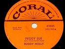 BUDDY HOLLY  78- Peggy Sue on Coral - New Old Stock