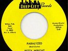 First Record?-Florida---BETTY WRIGHT---45 rpm Paralyzed