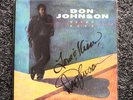 DON JOHNSON ORIGINALLY SIGNED HEARTBEAT ALBUM (LP)