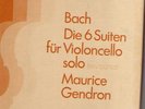 GENDRON/BACH CELLO SUITES/PHILIPS DUTCH BOX/NEAR MINT/