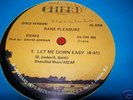 RARE PLEASURE / LET ME DOWN EASY / CHERI RECORDS
