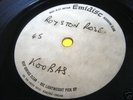 THE KOOBAS. PSYCH. FREAKBEAT. UNISSUED ACETATE SINGLE 