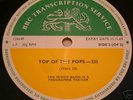 BBC TRANSCRIPTION DISC-WHO MOODIES-BONZO S.QUO +MORE