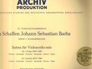 BACH Complete Suite Solo Violoncello Pierre Fournier
