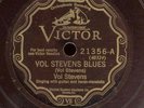 78-Blues-Victor 21356-Vol Stevens-VERY RARE