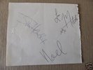 JIMI HENDRIX EXPERIENCE AUTOGRAPHS: JIMI, MITCH & NOEL