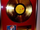 Rolling Stones goldene Schallplatte Vinyl Gold Record