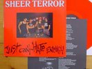 SHEER TERROR 'Can't Hate' NYHC red wax 1989 GERMAN ONLY