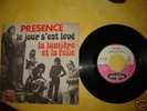 PRESENCE / LE JOUR S'EST LEVE, BALAVOINE DANIEL 1971