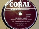 RARE Canadian only Coral 78 rpm JOHNNY BURNETTE TRIO