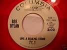 Bob Dylan 45 rpm Red Vinyl Promo Like a Rolling Stone