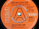 rare Modern Soul 45 JAMES WALSH GYPSY BAND, uk demo