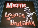 THE MISFITS Legacy Of Brutality LP RARE TEXT LABELS kbd