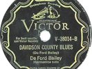 De Ford Bailey, Ice Water Blues,1928 VICTOR 78 #38014