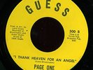 PAGE ONE RAW SOUL BAND SOUL 45 RPM NM-M LENIS GUESS LBL