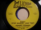RARE NORTHERN SOUL 45 JOHNNY BARNES on Hondo- Hear